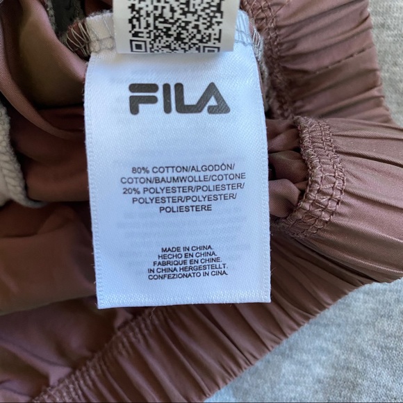 FILA Dora Cropped Iridescent Fleece Cropped Hoodie Sweatshirt Y2K style - Picture 9 of 12